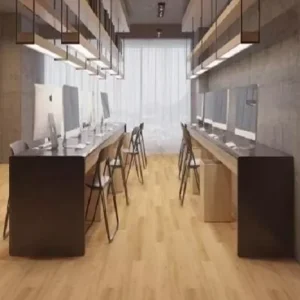 Uitverkoop Vario Prestige Oak Natural klik PVC 1220x229x5,5mm 0,55 (met geïntegreerde ondervloer geen 10DB)